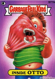 Inside OTTO Funny Sticker Name Decal