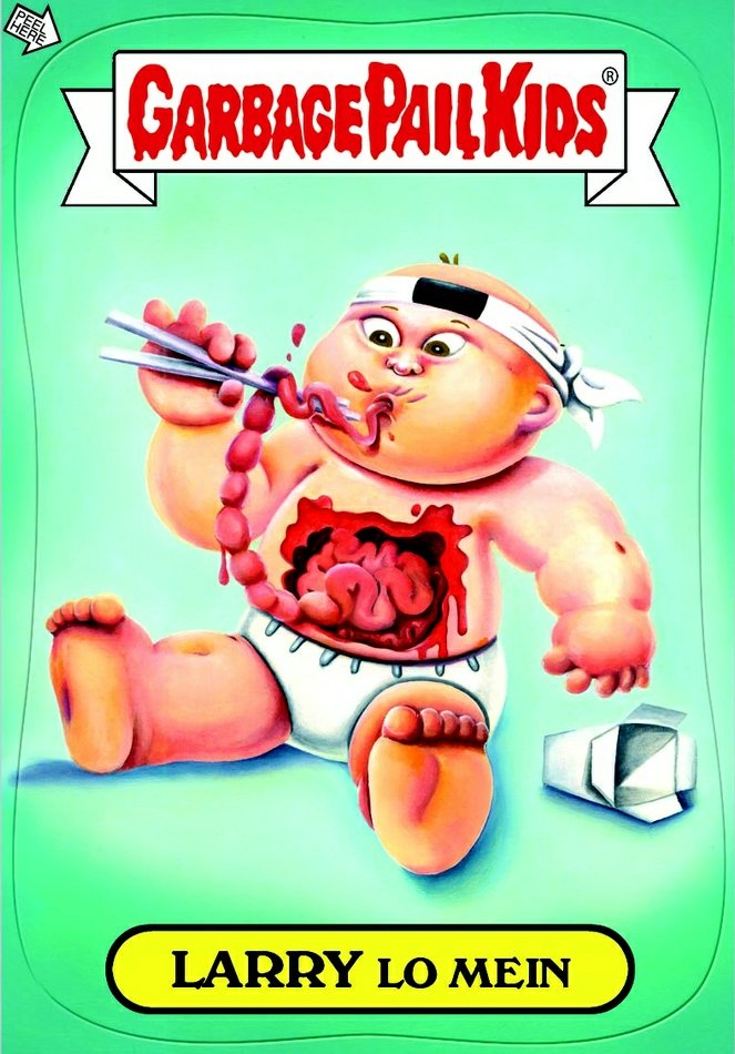 LARRY Lo Mein Gross Sticker Funny Name Decal