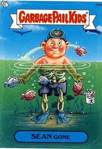 SEAN Gone Funny Decal Name Sticker