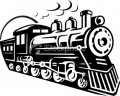 Train Diecut Vinyl Decal 5