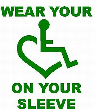 3E LOVE wear your heart on your sleve diecut vinyl decal