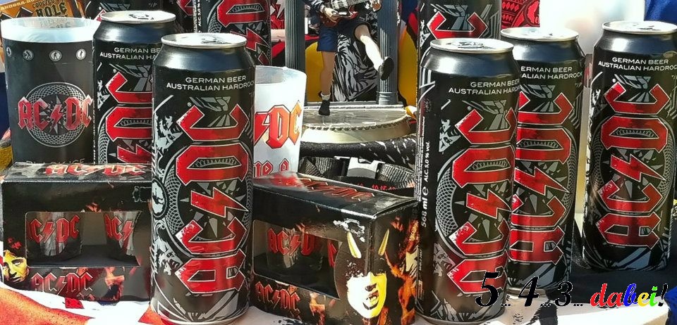 ACDC Beer Sticker 1