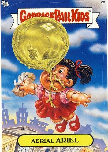 Aerial ARIEL Funny Sticker Name Decal