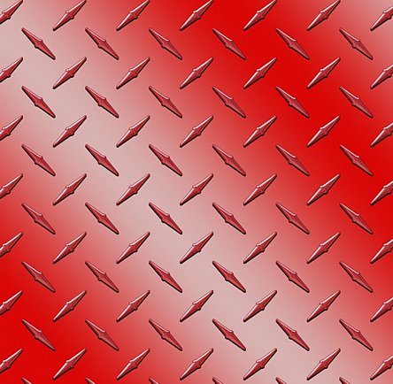 Diamond Plate Red Vinyl Sheet
