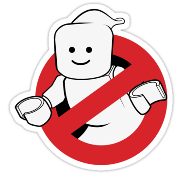 ghostbusters-LEGO MOVIE LOGO sticker