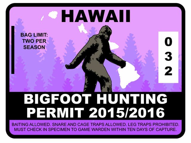 HAWAII BIGFOOT