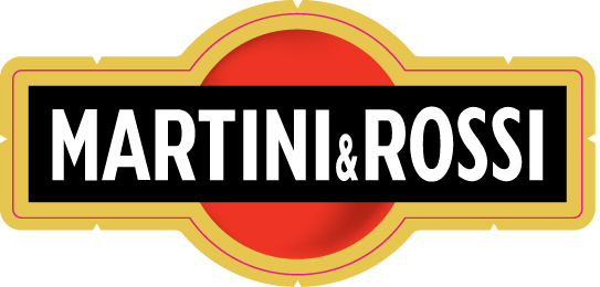 MARTINI & ROSSI LOGO STICKER
