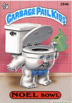 NOEL Bowl Funny Decal Name Sticker