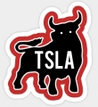 TSLA BULL STICKER
