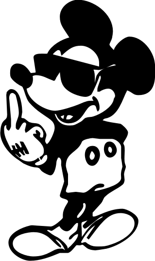 Disney Mickey Finger Sticker