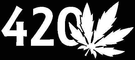 420 pot leaf diecut decal