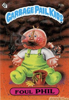 Foul PHIL Funny Sticker Name Decal