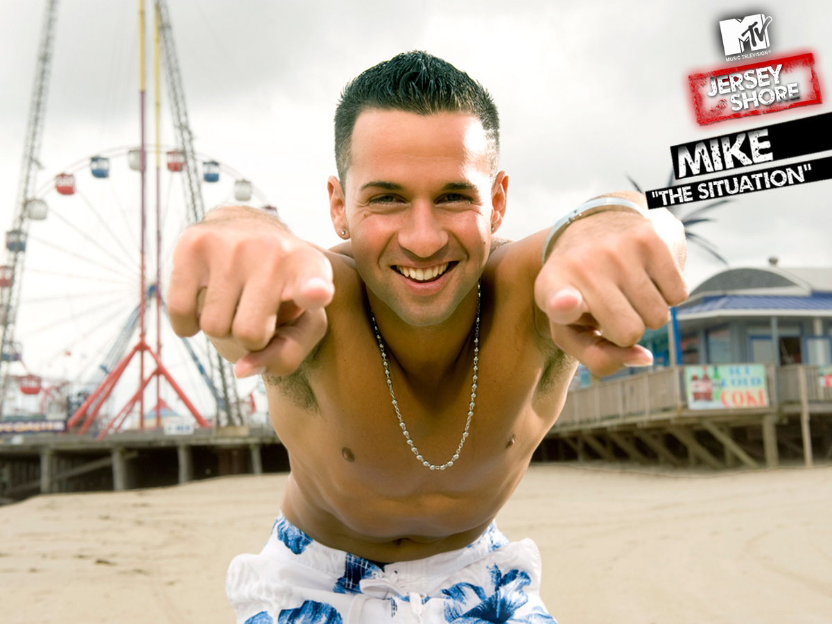 Jersey Shore Wallpaper Sticker 05