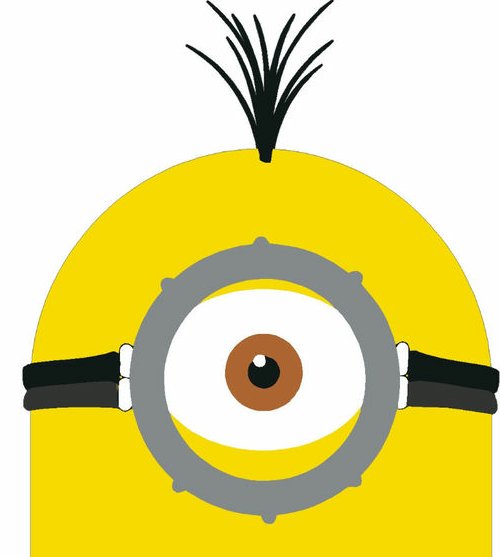 Minion Color Peeper Sticker 1