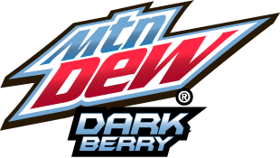 mountain dew DARK BERRY LOGO sticker