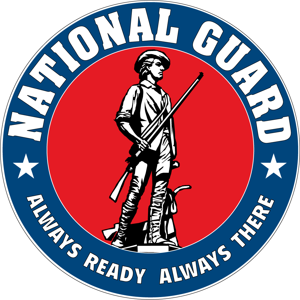 NGB-NATIONAL GUARD LOGO MILITARY STICKER