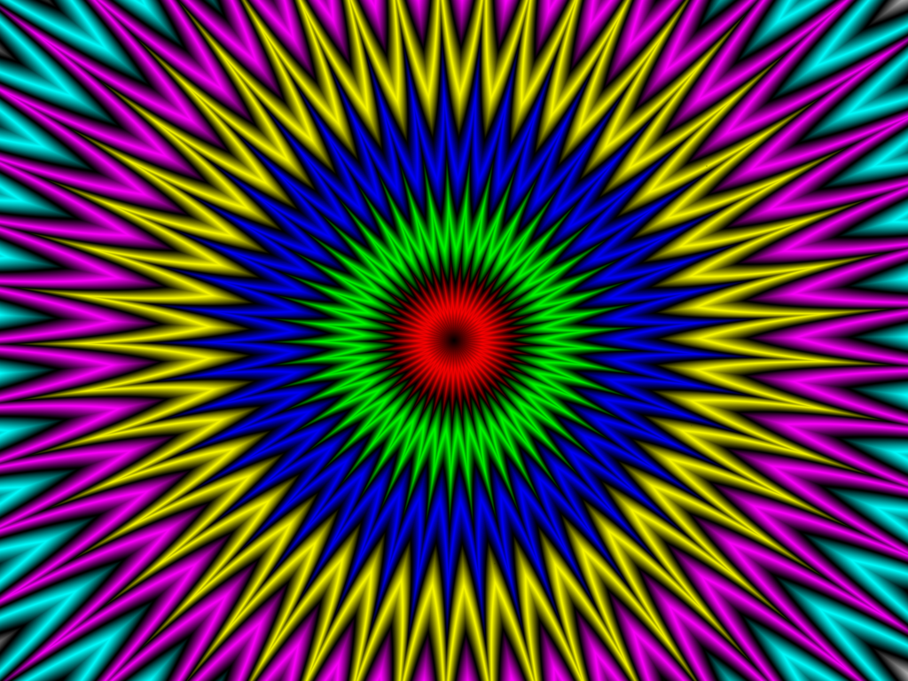 psychedelic patterns wall decal or window sticker 15