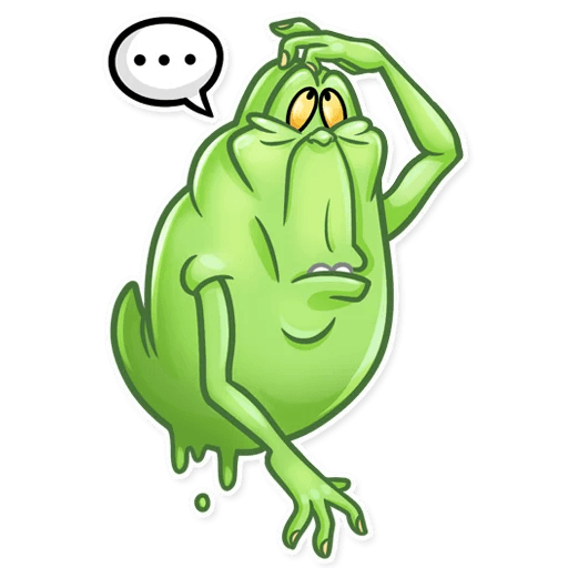 slimer ghost busters funny sticker 7