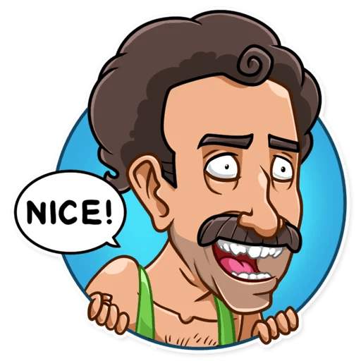 BORAT very nice funny car sticker 07