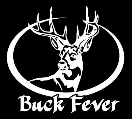 BUCK FEVER DEER HUNTING DIE CUT DECAL