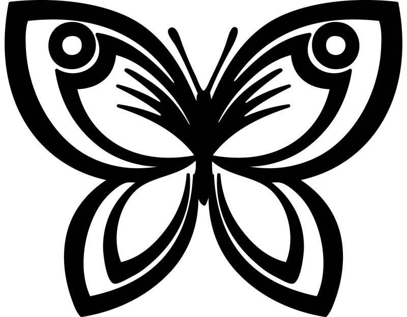 Butterfly Car Decal 20