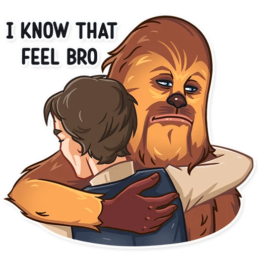 chewbacca wookiee star wars sticker 5