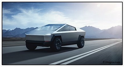 CYBERTRUCK PHOTO STICKER 8