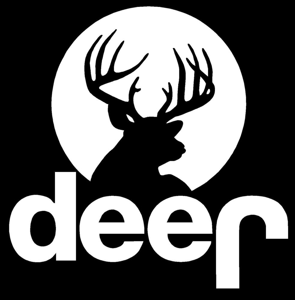 DEER JEEP hunting decal