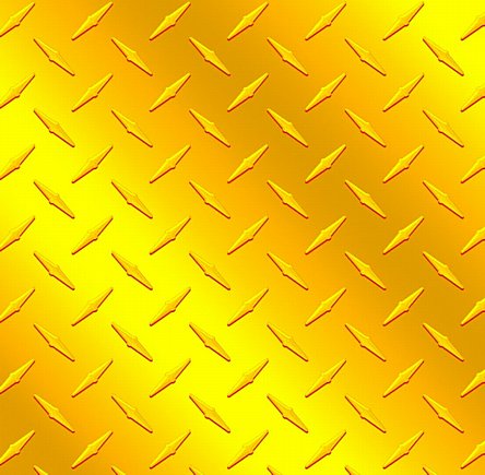 Diamond Plate Yellow Vinyl Sheet