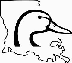 Duck Hunting Louisiana Decal