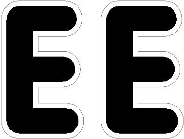 Letter E