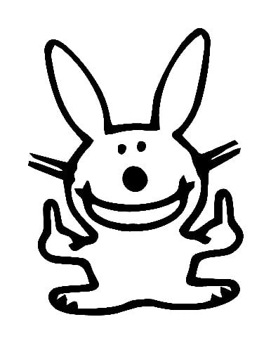Funny Bunny Sticker
