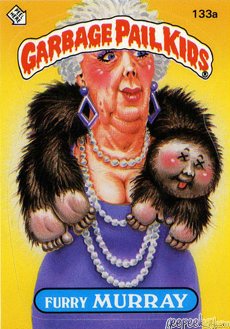 Furry MURRAY Funny Sticker Name Decal