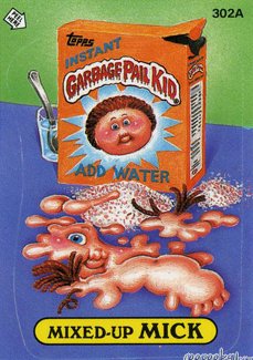 Mixed Up MICK Funny Decal Name Sticker