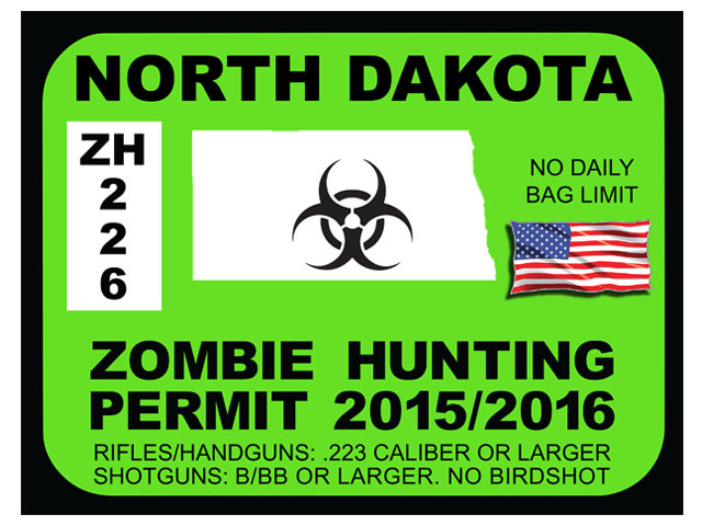 NORTH DAKOTA ZOMBIE