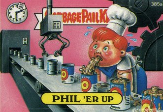 PHIL Er Up Funny Decal Name Sticker