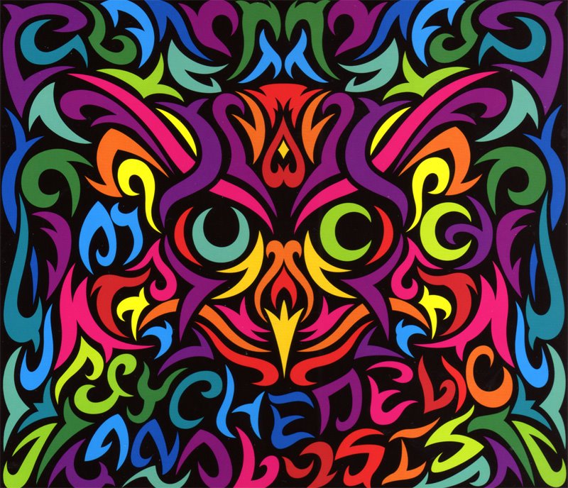 psychedelic art stickers wall decal 06