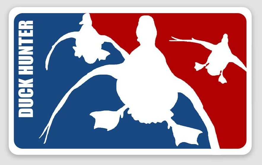 RWB DUCK HUNTER STICKER