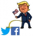 TRUMP PEEON twitter facebook sticker