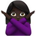 woman saying no medium emoji