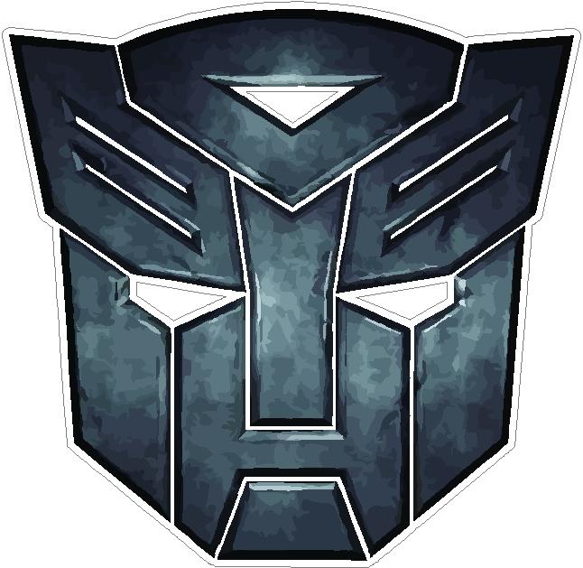 Autobot Metal Texture Transformers Decal