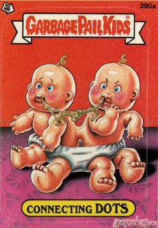 Connecting DOTS Funny Sticker Name Decal