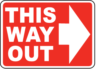 Exit Entrance Signs and Banners 20