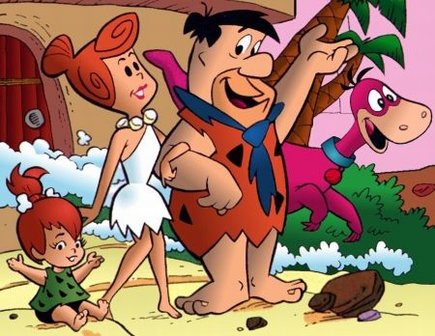 Flintstones Color Sticker 1