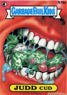 JUDD Cud Funny Decal Name Sticker