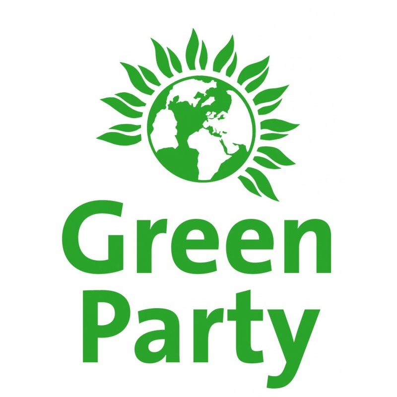 official-green-party-political car-sticker