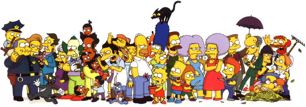 Simpsons Cast Decal 2
