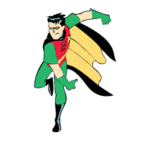 Robin Color Sticker