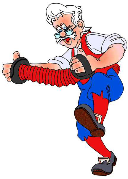 Pinocchio Gepetto Sticker