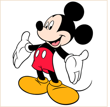 Mickey Mouse Cartoon Decal 02
